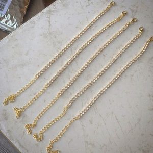 Tennis bracelet || CZ crystals || 18k gold plated